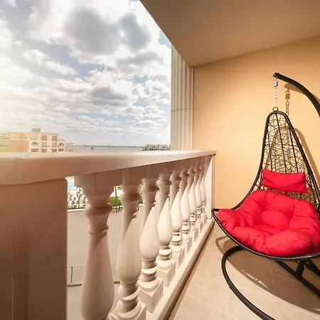 דירה Stylish Sea View 3 Min To Balcony & Comfort פומורי